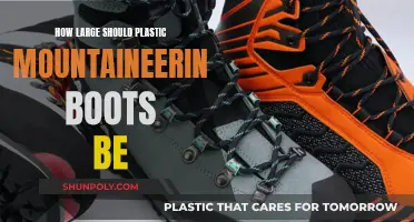 Plastic Mountaineering Boots: How Large is Too Large?