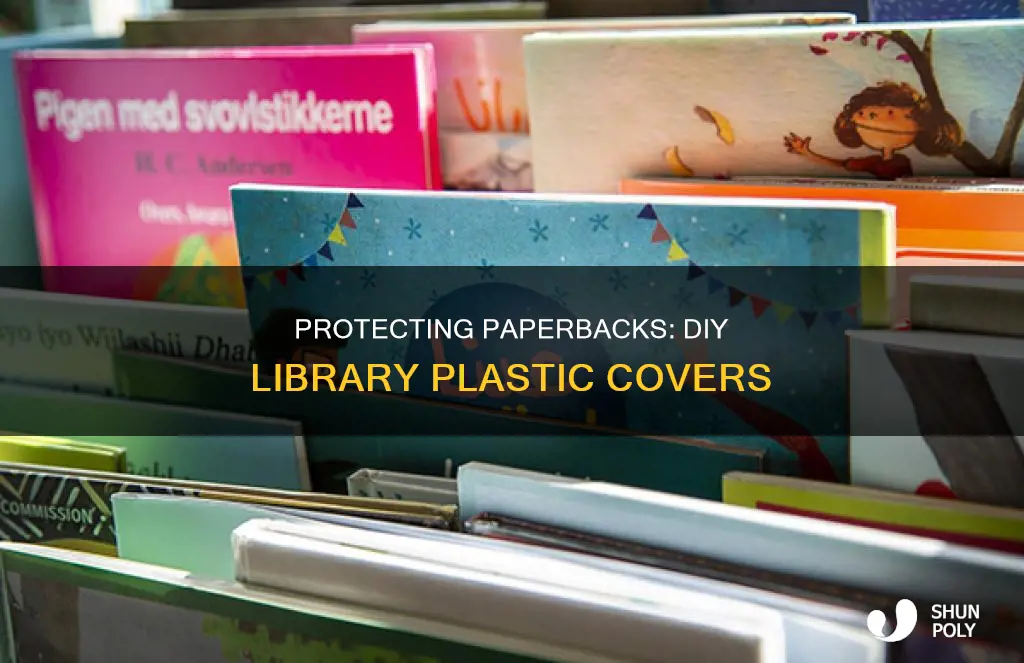 how library plastic cover to paperback
