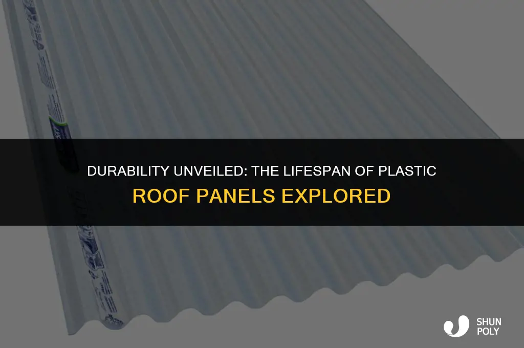 how long are plastic roof panels