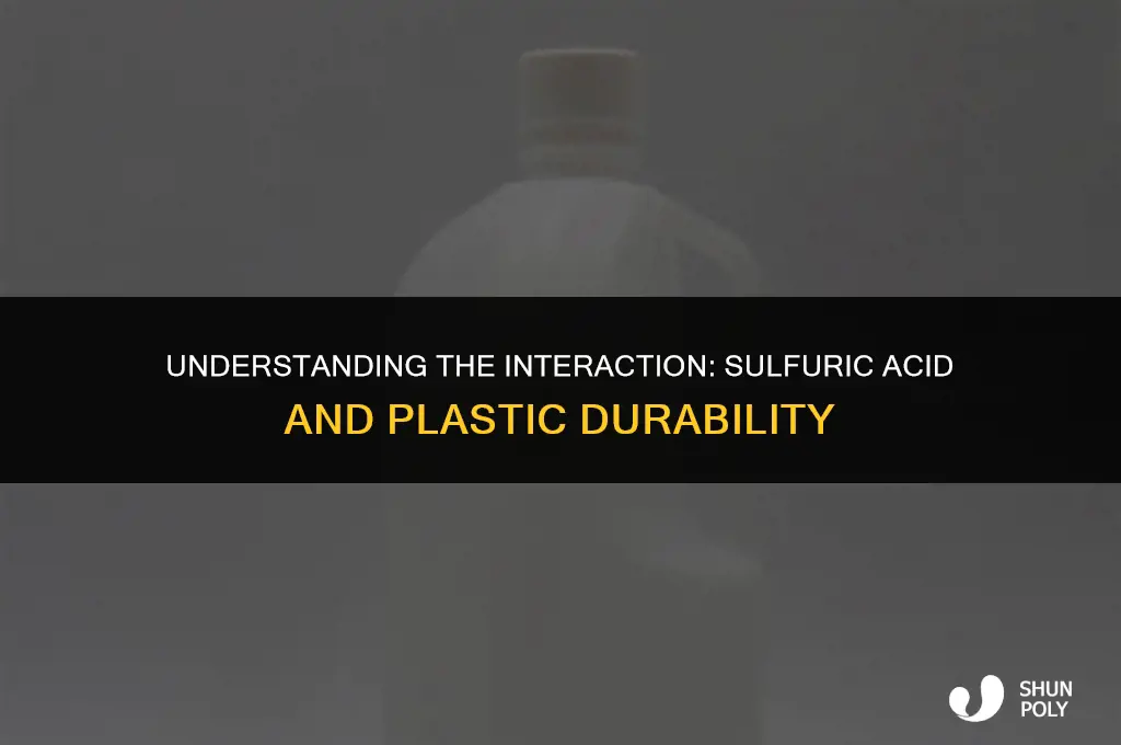 how long before consentrated sulfuric acid melts throu plastic