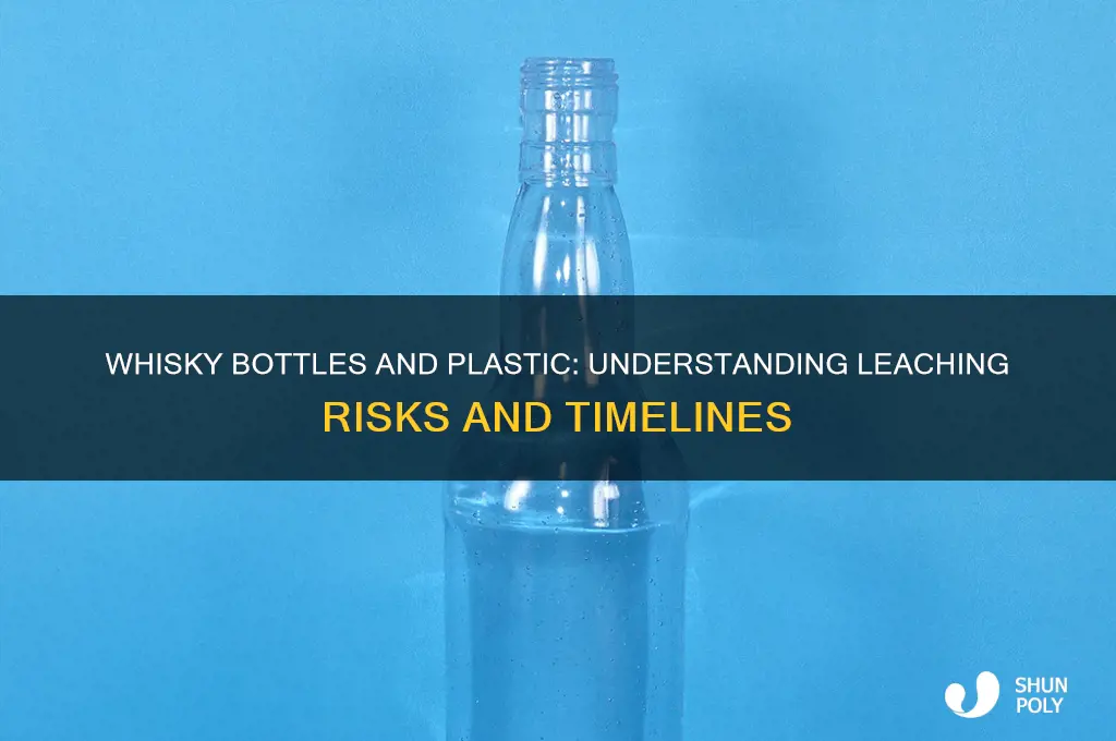 how long before plastic leaches into plastic bottle of whisky