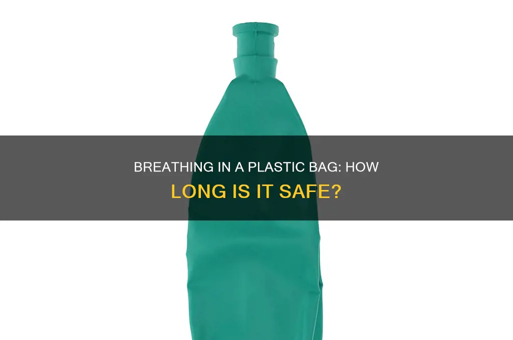 how long can a human breath in a plastic bag