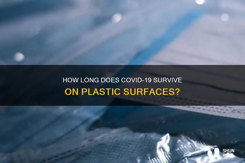 how long can covid live in plastic bag