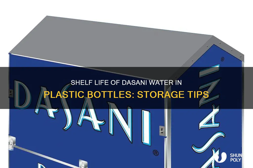 how long can dasani water in plastic bottles be stored
