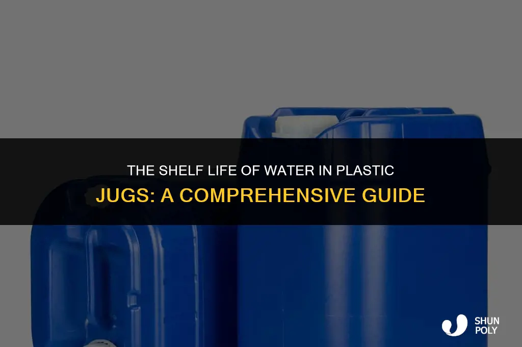 how long can you store water in a plastic jug