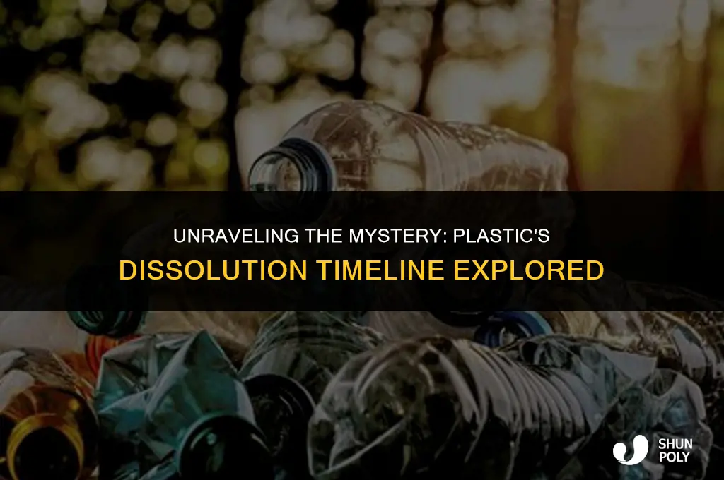 how long deos it take for plastic to disolve