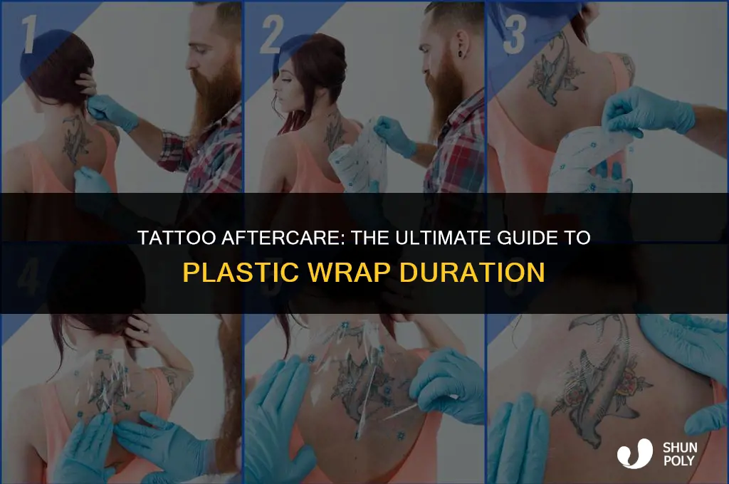 how long do i leave my plastic on my tatto