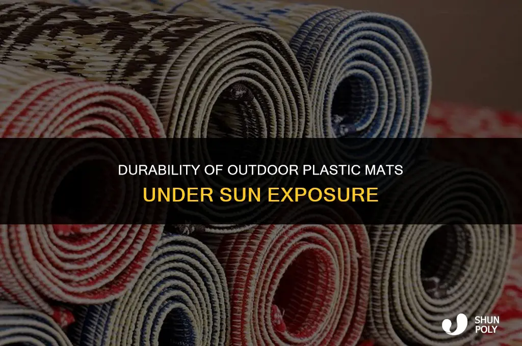 how long do outdoor plastic mats last in the sun