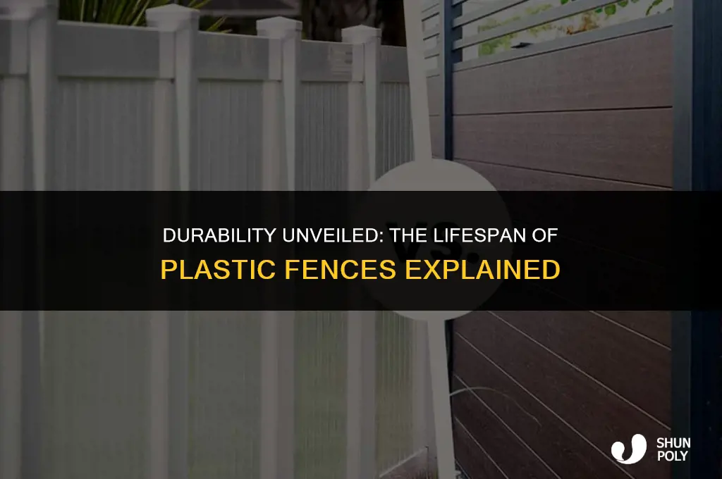 how long do plastic fences last