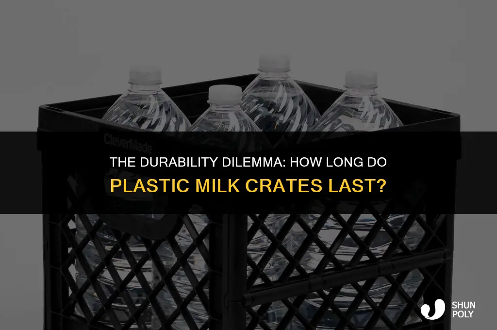 how long do plastic milk crates last