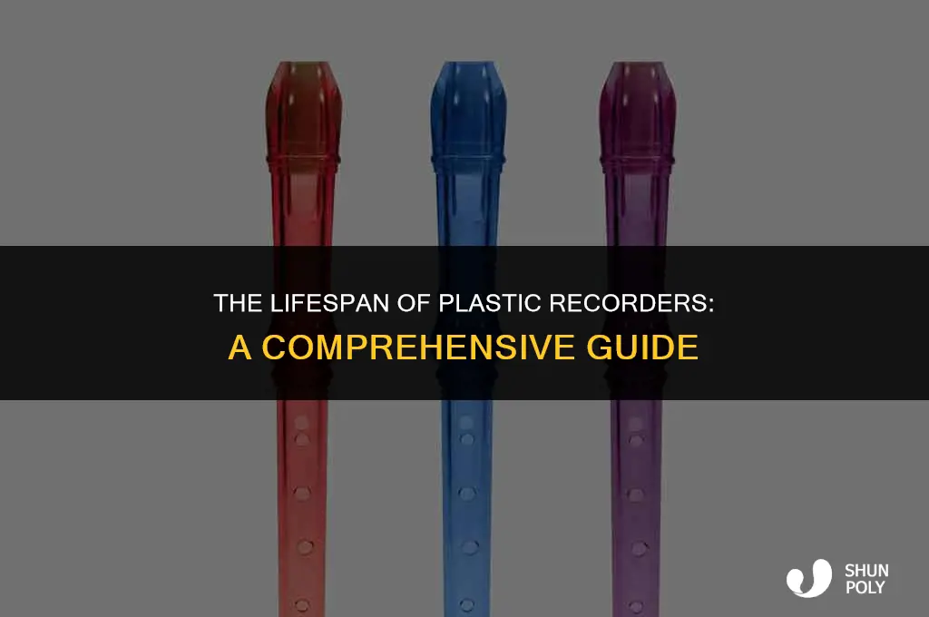 how long do plastic recorders last