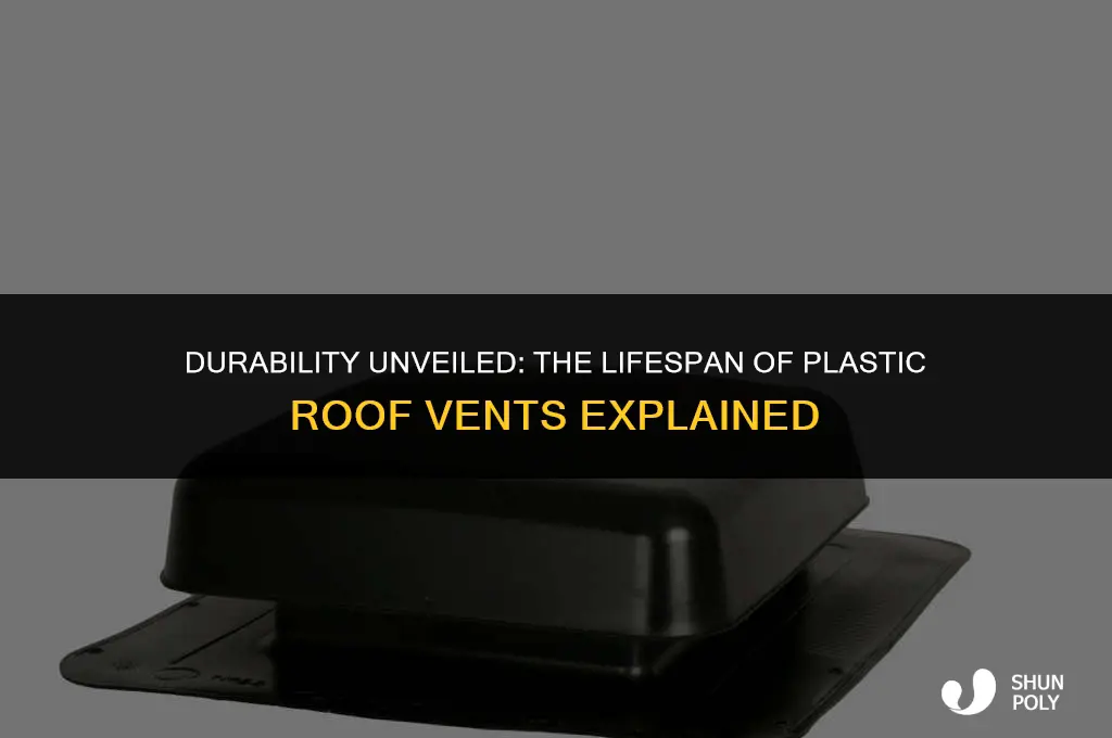 how long do plastic roof vents last