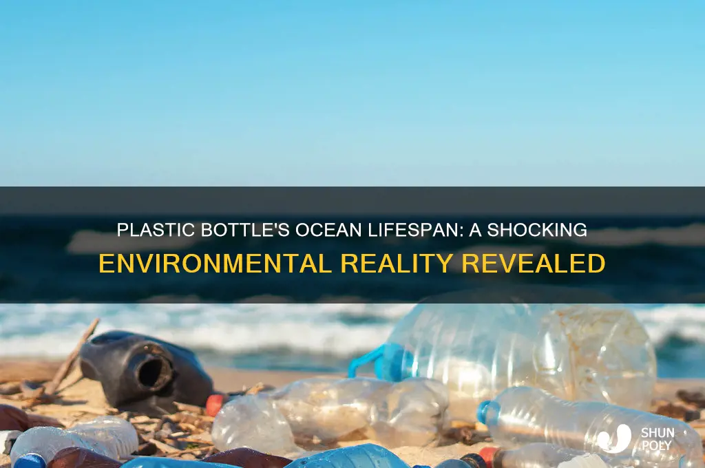 how long does a plastic bottle last in the ocean