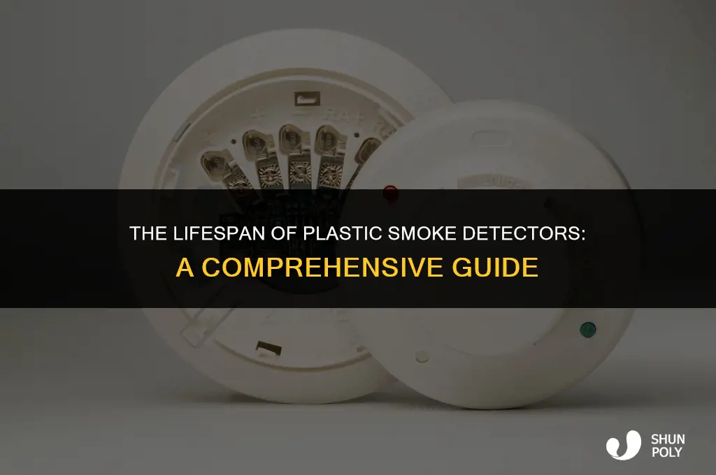 how long does a smoke detector last plastic