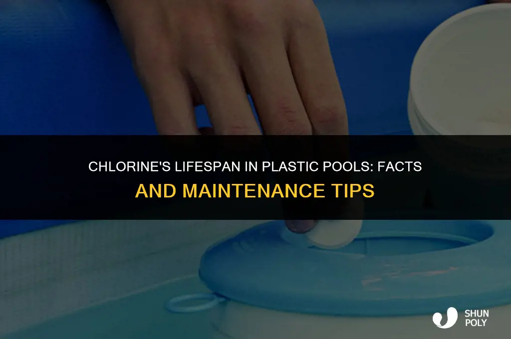 how long does chlorine last in a plastic pook