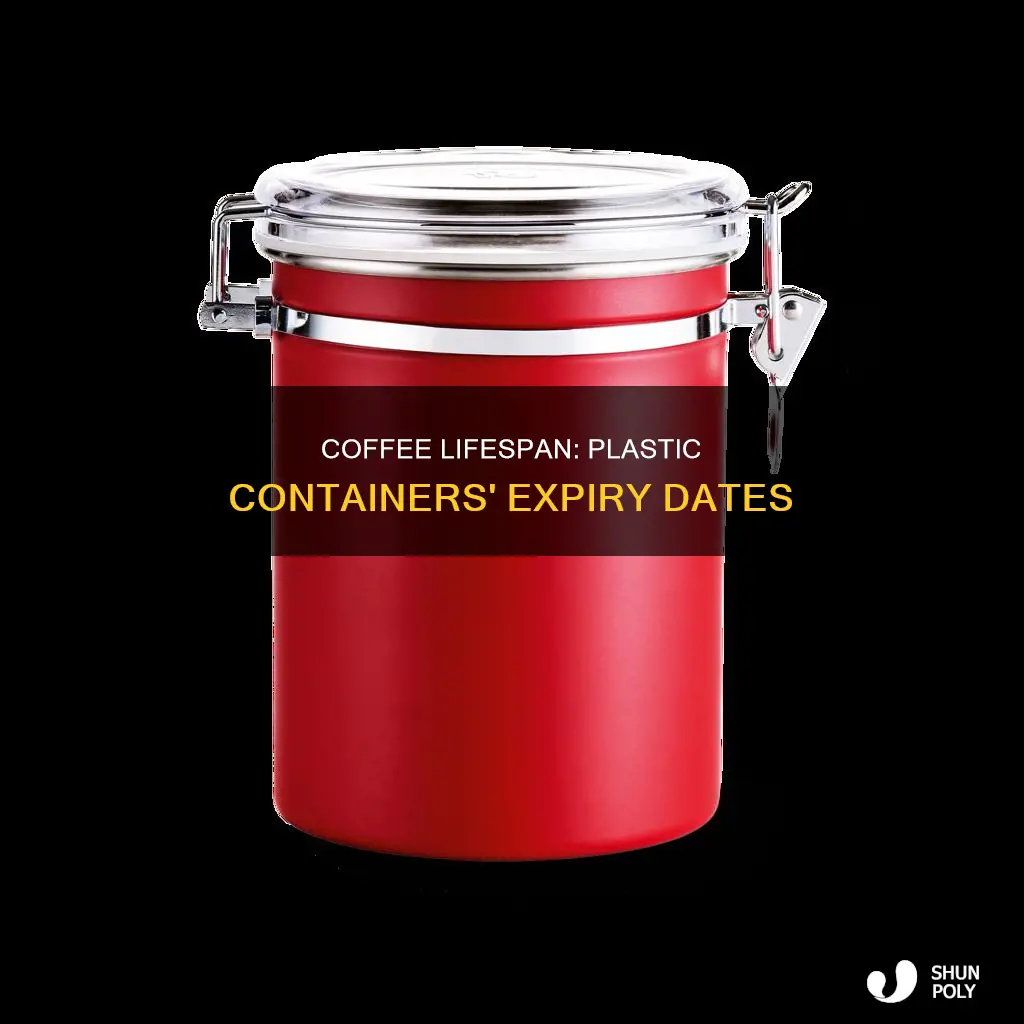 how long does coffee last in a plastic container
