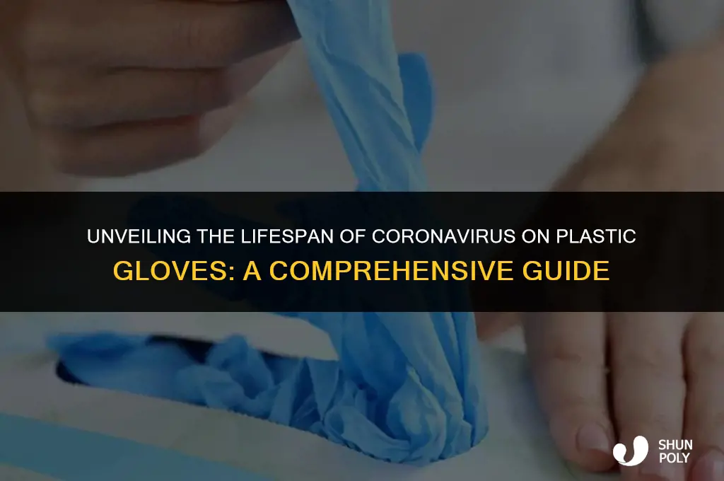 how long does corona virus live on plastic gloves