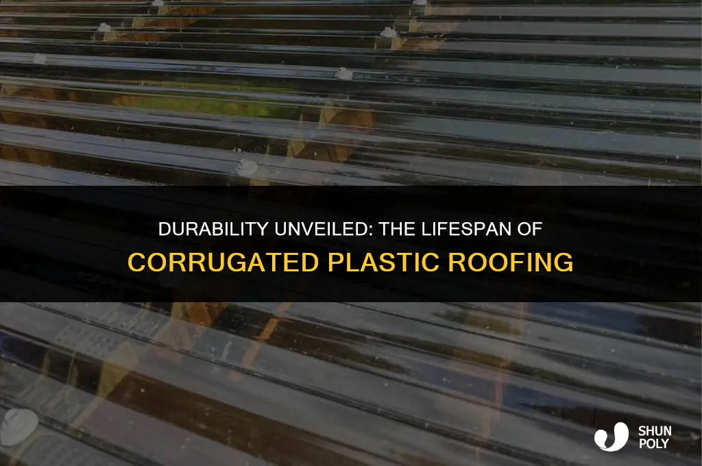 how long does corrogated plastic roof last
