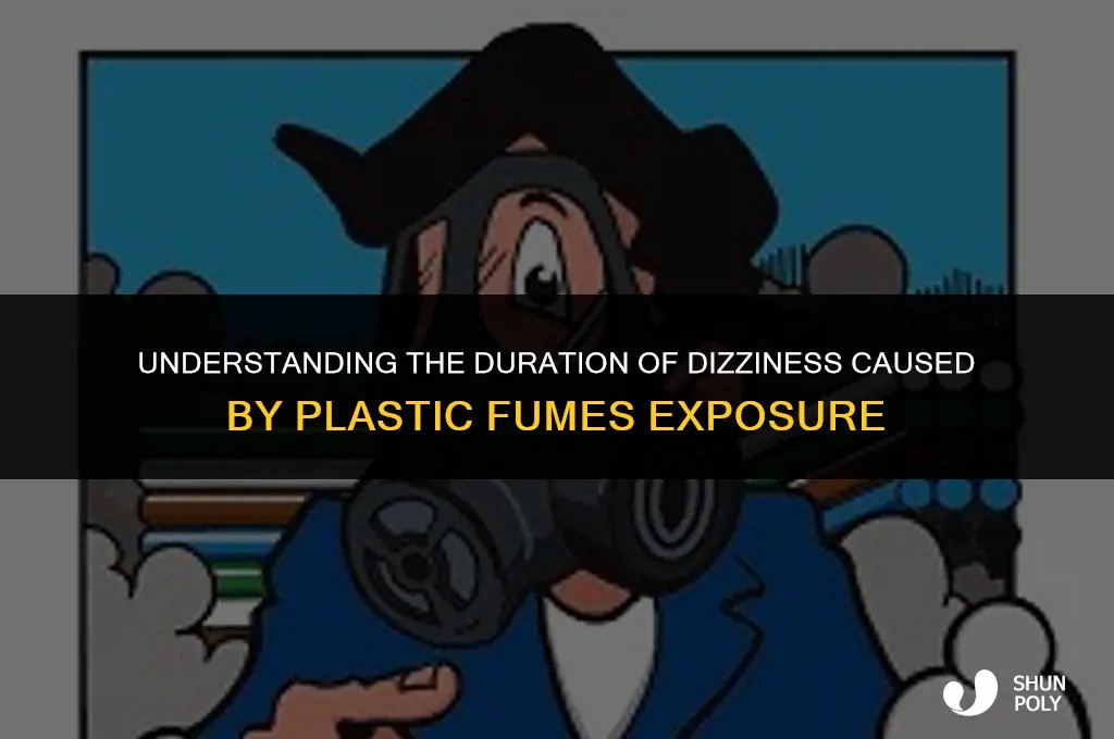 how long does dizziness last from plastic fumes