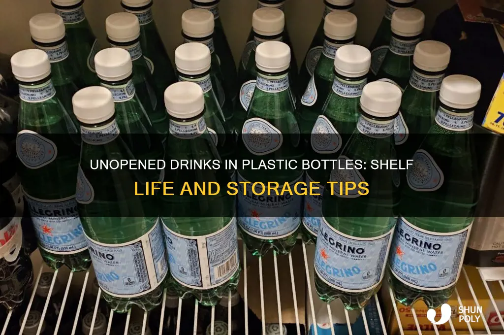 how long does drinking last unopened in plastic bottles