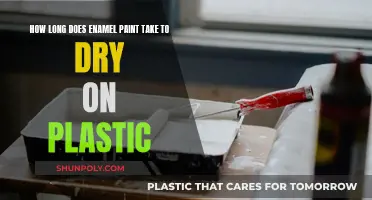 Enamel Paint Drying Time on Plastic: How Long?