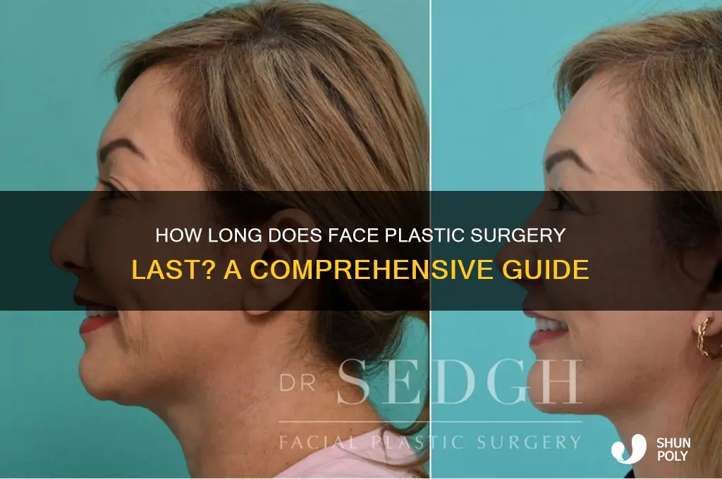 how long does face plastic surgery last