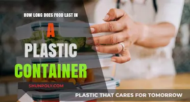 Smart Storage: Food Lifespan in Plastic Containers