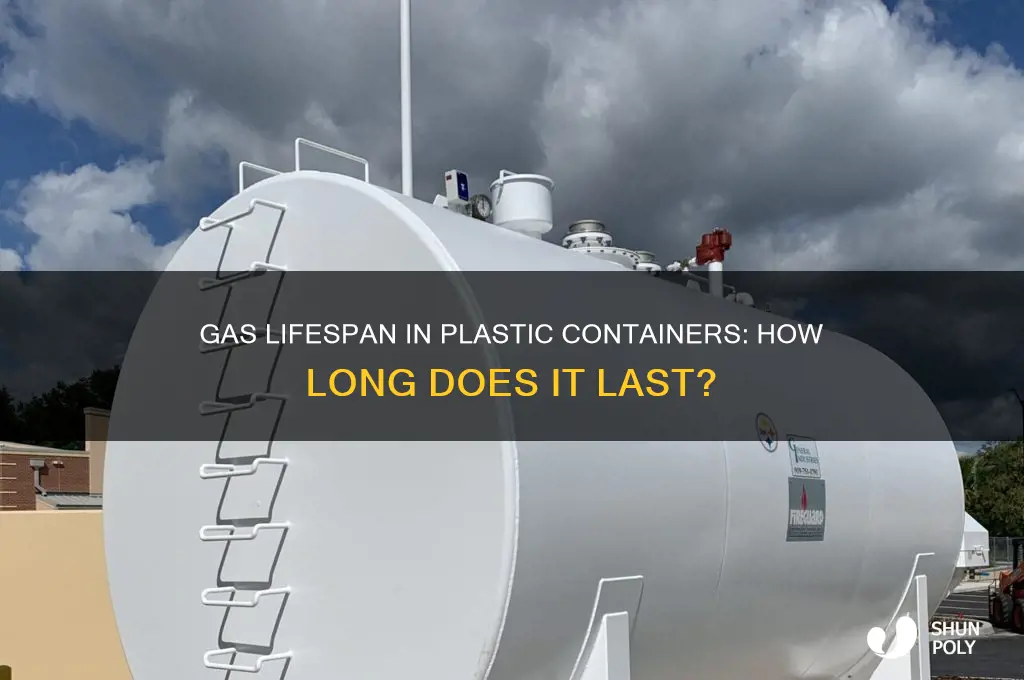 how long does gas last in a plastic container