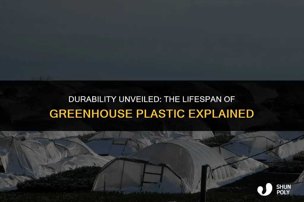 how long does greenhouse plastic last