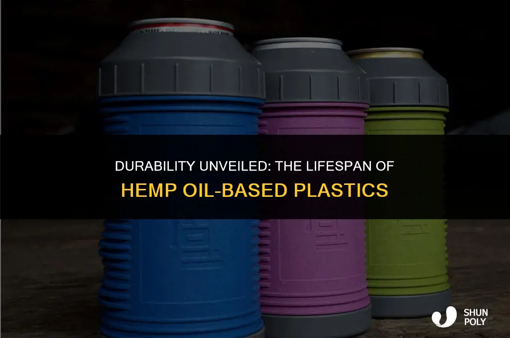 how long does hemp oil based plastic last