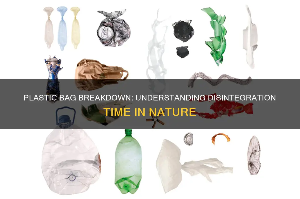 how long does it take a plastic bag to disintegrate
