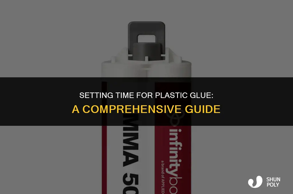 how long does it take for plastic glue to set