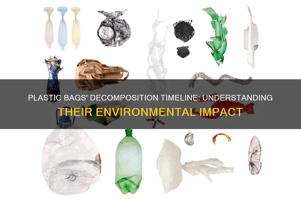 how long does it take plastic bags to break down
