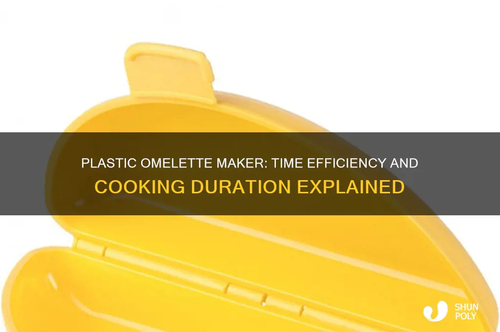 how long does it take plastic omelette maker