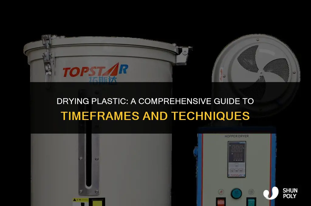 how long does it take to dry plastic