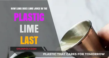 Squeezing Freshness: The Shelf Life of Plastic Lime Juice