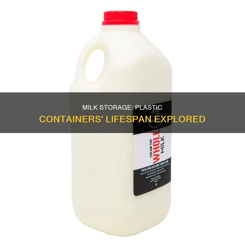 how long does milk last in plastic container