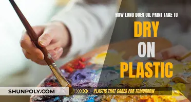 Oil Paint Drying Time on Plastic: How Long?