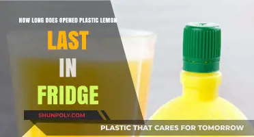 Shelf Life of Opened Plastic Lemon in the Fridge: A Guide