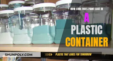 Paint Lifespan: Plastic Containers and Longevity