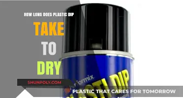 Drying Time for Plastic Dip: A Comprehensive Guide