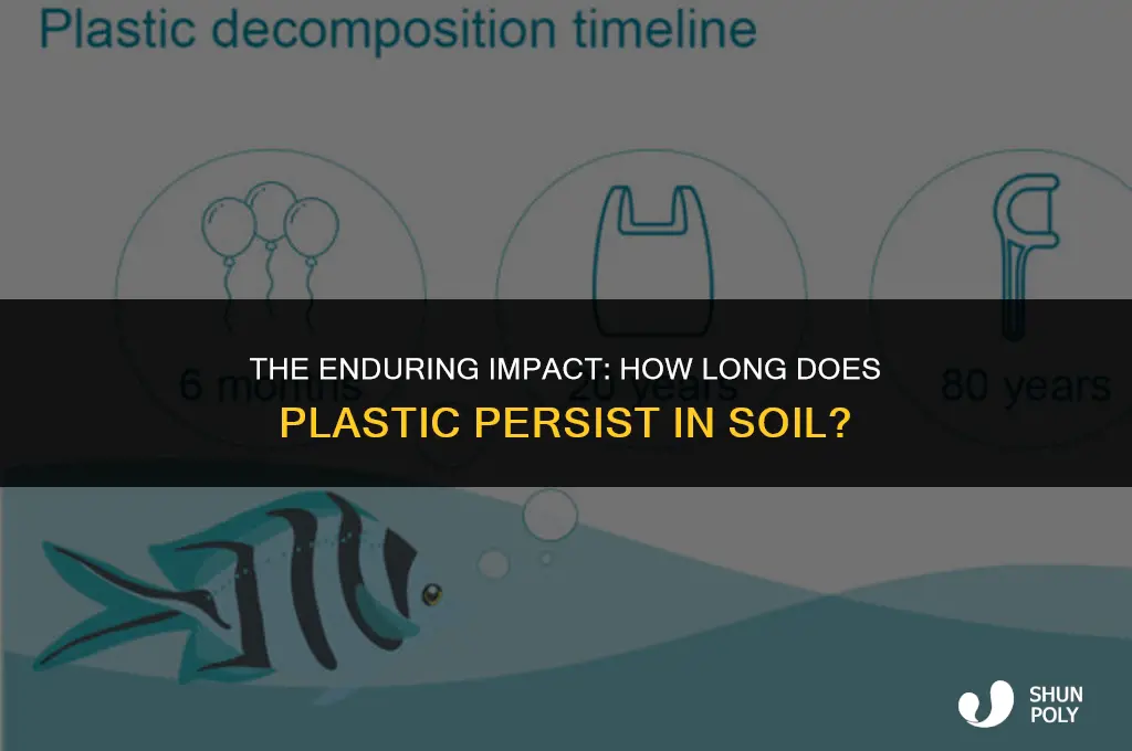 how long does plastic last in the ground