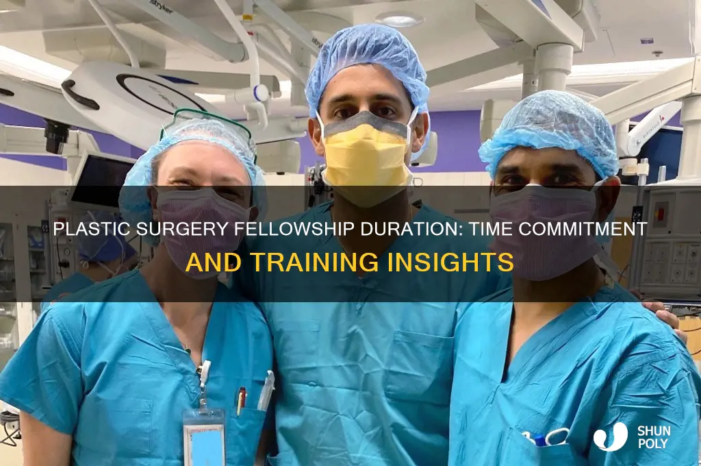 how long does plastic surgery fellowship take