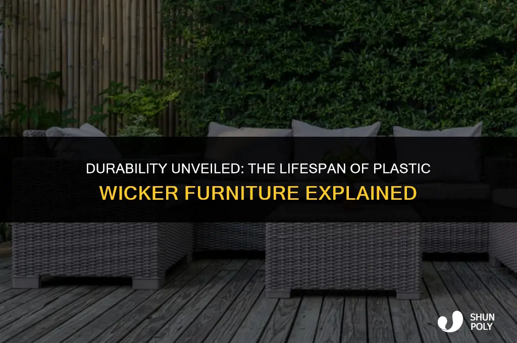 how long does plastic wicker furniture last