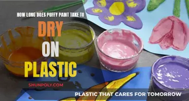 Drying Puffy Paint on Plastic: How Long Does it Take?