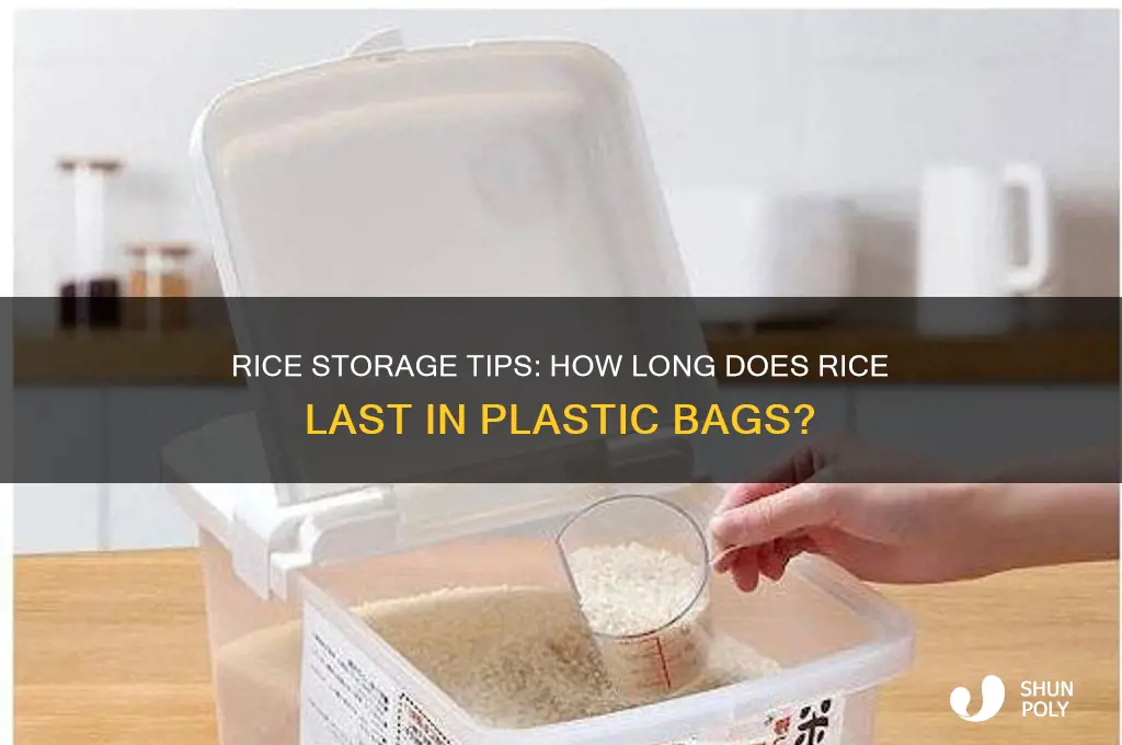 how long does rice last in a plastic bag