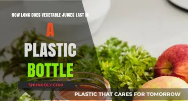 Vegetable Juice Shelf Life: How Long in Plastic Bottles?