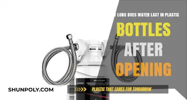 How Long Does Water Stay Fresh in Opened Plastic Bottles?