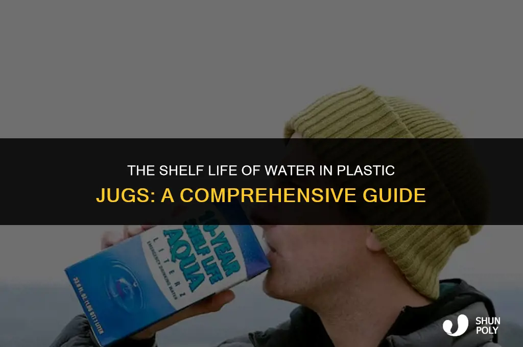 how long does water last in plastic jugs