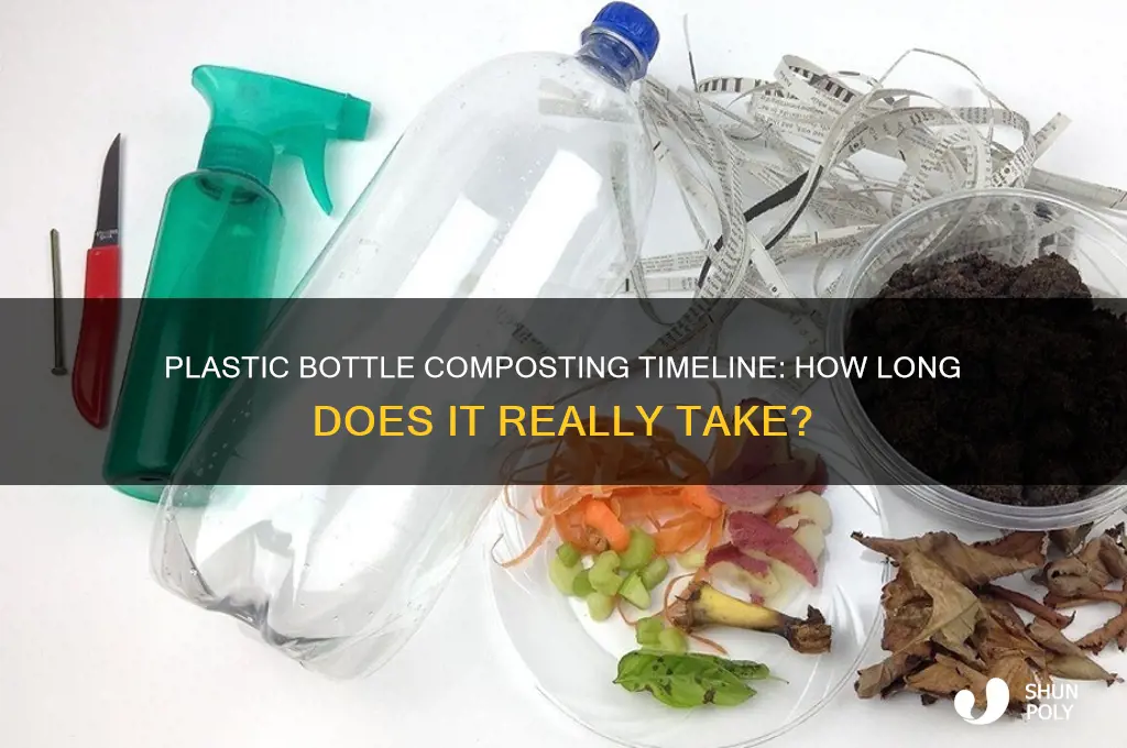how long dows it take to compost a plastic bottle